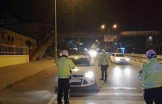 Mersin’de yılbaşı gecesi trafik uygulamaları...