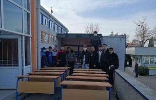 Meslek lisesinden ekonomiye destek