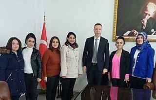 MHP Milas KAÇEP üyeleri Kaymakam Böke ilçe görüştü