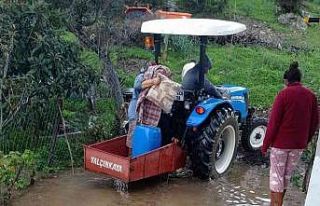Milas’ta etkili olan sağanak yağış sonrası...
