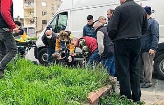 Minibüsün çarptığı şahıs yaralandı