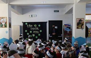 Minik öğrencilere sıfır atık ve çevre eğitimi