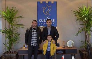 Minik Resul’den, başkan Günel’e teşekkür