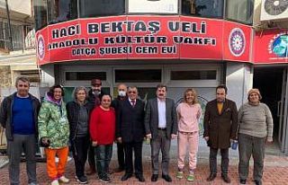 Muğla Valisi Tavlı, Datça Cemevi yöneticileri...