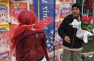 Muradına kardan gelinle erdi