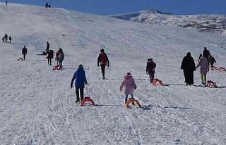 Muş kayak merkezi cıvıl cıvıl