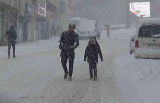 Muş’ta kar yağışı