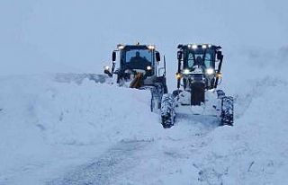 Muş’ta yılın 5 ayı metrelerce karla mücadele...