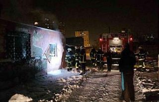 Müstakil evde çıkan yangını itfaiye söndürdü