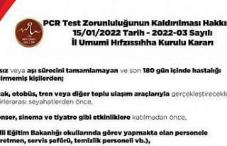 Nevşehir Valiliğinden "PCR testi" açıklaması