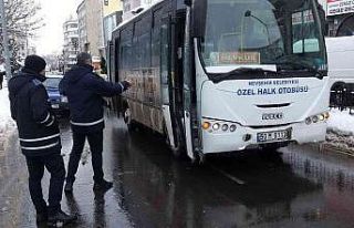 Nevşehir’de halk otobüsleri denetlendi
