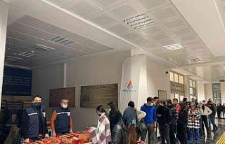 NEVÜ öğrencilerine her akşam farkı ikram