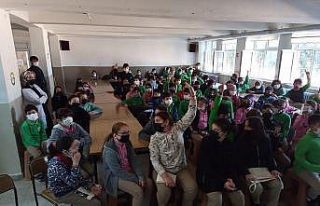 Öğrenciler doğaya ilgilerini gösterdi