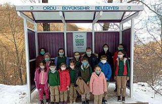 Öğrencilerin yeni durak sevinci