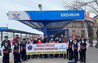 ‘Okullu Okulsuz Okuyoruz’ projesi kapsamında...