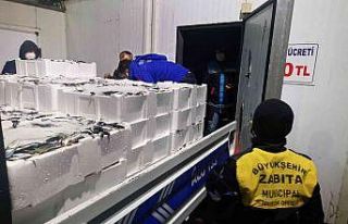 Ordu’da 2,5 ton balığa el konuldu