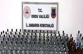 Ordu’da kaçak alkollü içki operasyonu