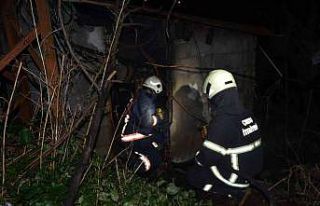 Ordu’da televizyon vericilerinin bulunduğu alanda...