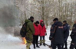 Ormanda kaybolan 4 kişi, 10 saat sonra bulundu