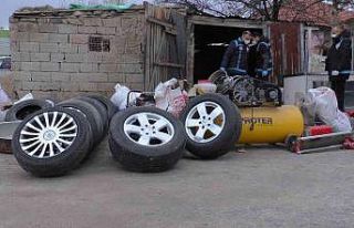 Oto aksesuarcısı değil, hırsızların evi