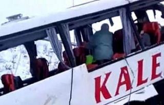 Otobüs kazasının ilk görüntüleri ortaya çıktı:...