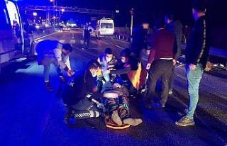 Otomobilin çarptığı bisikletli yaşlı adam ağır...