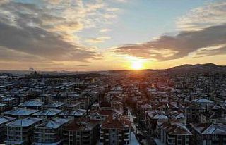 (Özel) Balıkesir’de sabah kar yağdı akşam güneş...