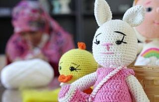 Özel öğrenci Hilal’den örgü bebekler