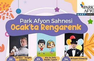 Park Afyon sahnesi Ocak da rengarenk