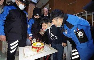 Polislerden Eren’e anlamlı ziyaret