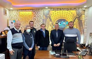 Polis’ten İHA’ya ‘gazeteciler günü’ ziyareti