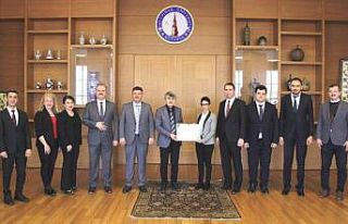 Rektör Uysal, GreenMetric Çalışma Grubunu kabul...