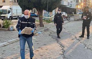 Rüzgarda kafasına 10 kiloluk taş düşen kadın...