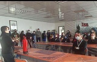 Sağlık çalışanlarına afet tatbikatı