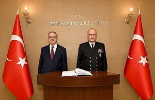 Sahil Güvenlik Komutanı Kendir, Vali Su’yu ziyaret...