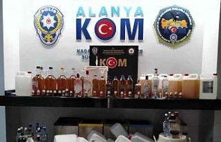 Sahte alkol üretip satan şahıs tutuklandı