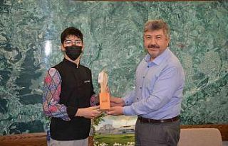 Şampiyon aşçı Mustafa Eren Akalın Gediz’de