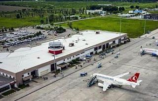 Samsun Havalimanı’nda 2021’de yolcu sayısı...