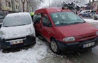 Samsun’da dolmuşun çarptığı yaya yaralandı
