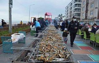 Samsun’da Hamsi Festivali: 2 saatte 2 ton hamsi...