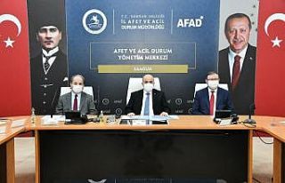 Samsun’un karla mücadelesi değerlendirildi