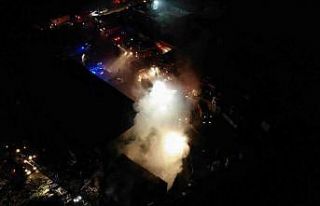 Sancaktepe’de atık yönetim merkezi alev alev yandı