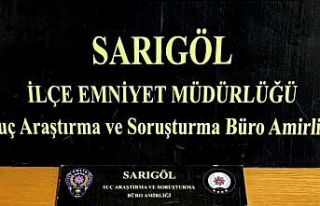 Sarıgöl’de durdurulan araçtan uyuşturucu çıktı