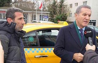 Sarıgül taksicilerle sohbet edip dertlerini dinledi