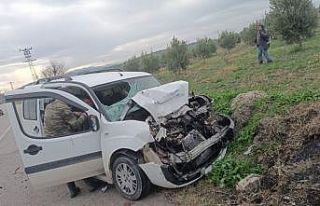 Saruhanlı’da trafik kazası: 2 yaralı