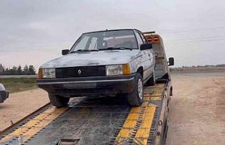 Şehirde çalınan otomobil köyde bulundu