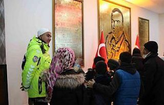 Şehit Fethi Sekin Külliyesinin ilk misafirleri çocuklar...