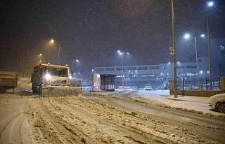 Selçuklu’da kar mesaisi