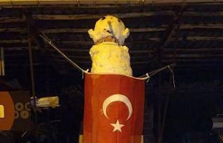 Sezonun dev kardan adamı Elazığ’da: Yaklaşık...