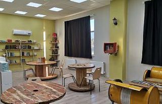 Sıfır Atık Kütüphanesi projesinde Muğla, Türkiye...